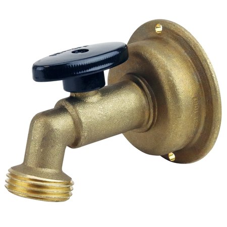 Tectite By Apollo 1/2 in. Brass Quarter Turn Push-to-Connect x 3/4 in. Garden Hose Thread No Kink Hose Bibb FSBSCV1234